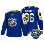 Men's Tampa Bay Lightning #86 Nikita Kucherov Blue 2018 NHL All-Star Stitched Ice Hockey Jersey