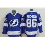 Tampa Bay Lightning #86 Nikita Kucherov New Blue Jersey