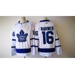 Men's Toronto Maple Leafs #16 Mitchell Marner White 2017-2018 Hockey Stitched NHL Jersey