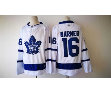 Men's Toronto Maple Leafs #16 Mitchell Marner White 2017-2018 Hockey Stitched NHL Jersey
