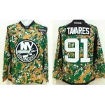 Men's New York Islanders #91 John Tavares Digital Camo Veteran's Day Practice Jersey