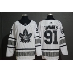 Men's Toronto Maple Leafs 91 John Tavares White 2019 NHL All-Star Adidas Jersey