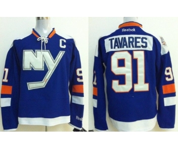 New York Islanders #91 John Tavares 2014 Stadium Series Blue Jersey