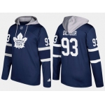 Adidas Toronto Maple Leafs 93 Doug Gilmour Retired Royal Name And Number Hoodie