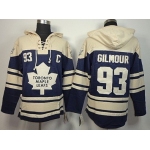 Old Time Hockey Toronto Maple Leafs #93 Doug Gilmour Navy Blue Hoodie