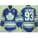 Toronto Maple Leafs #93 Doug Gilmour Blue Third Jersey