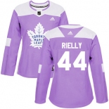 Adidas Toronto Maple Leafs #44 Morgan Rielly Purple Authentic Fights Cancer Women's Stitched NHL Jersey