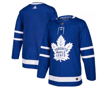 Adidas Maple Leafs Blank Blue Home Authentic Stitched NHL Jersey