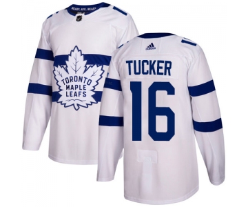 Adidas Toronto Maple Leafs #16 Darcy Tucker White Authentic 2018 Stadium Series Stitched NHL Jersey
