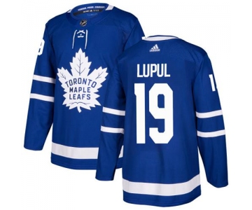 Adidas Toronto Maple Leafs #19 Joffrey Lupul Blue Home Authentic Stitched NHL Jersey