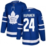 Adidas Toronto Maple Leafs #24 Authentic Kasperi Kapanen Royal Blue NHL Home Men's Jersey