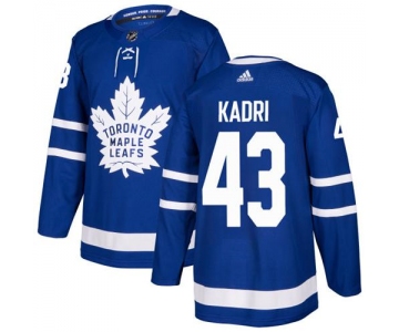 Adidas Toronto Maple Leafs #43 Nazem Kadri Blue Home Authentic Stitched NHL Jersey