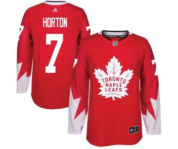 Adidas Toronto Maple Leafs #7 Tim Horton Red Team Canada Authentic Stitched NHL Jersey