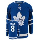 Men's Adidas Toronto Maple Leafs #8 Jake Muzzin Royal Blue NHL Home Authentic Jersey