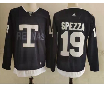 Men's Toronto Maple Leafs 19 Jason Spezza Navy 2022 NHL Heritage Classic Adidas Jersey