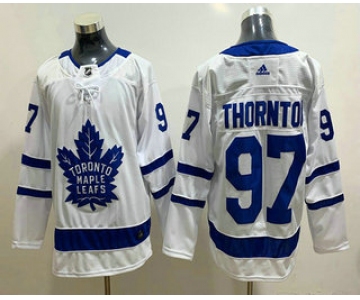 Men's Toronto Maple Leafs #34 Joe Thornton White Adidas Stitched NHL Jersey