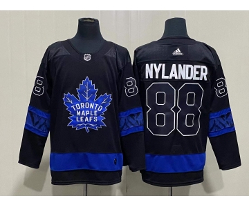 Men's Toronto Maple Leafs #88 William Nylander Black X Drew House Inside Out Stitched Jersey