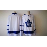 Men's Toronto Maple Leafs Blank White 2017-2018 Hockey Stitched NHL Jersey