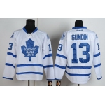 Toronto Maple Leafs #13 Mats Sundin White Jersey