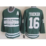 Toronto Maple Leafs #16 Darcy Tucker Green Throwback CCM Jersey