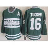 Toronto Maple Leafs #16 Darcy Tucker Green Throwback CCM Jersey