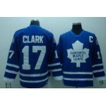 Toronto Maple Leafs #17 Wendel Clark Blue Throwback CCM Jersey