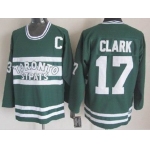 Toronto Maple Leafs #17 Wendel Clark Green Throwback CCM Jersey