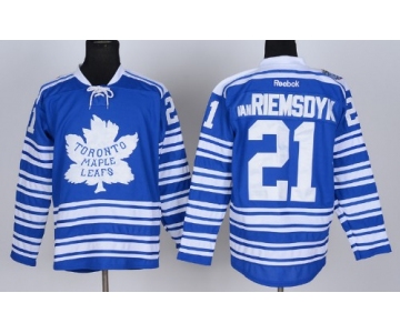 Toronto Maple Leafs #21 James van Riemsdyk 2014 Winter Classic Blue Jersey