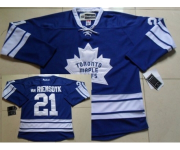 Toronto Maple Leafs #21 James van Riemsdyk Blue Third Jersey