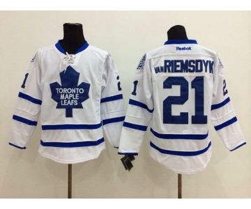 Toronto Maple Leafs #21 James van Riemsdyk White Jersey