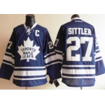 Toronto Maple Leafs #27 Darryl Sittler Blue Third Jersey