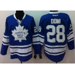 Toronto Maple Leafs #28 Tie Domi Blue Third Jersey