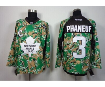 Toronto Maple Leafs #3 Dion Phaneuf 2014 Camo Jersey