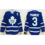 Toronto Maple Leafs #3 Dion Phaneuf Blue Jersey