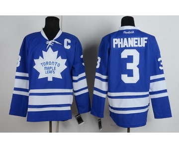 Toronto Maple Leafs #3 Dion Phaneuf Blue Third Jersey