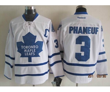Toronto Maple Leafs #3 Dion Phaneuf White Jersey