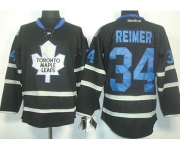 Toronto Maple Leafs #34 James Reimer Black Ice Jersey