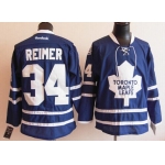 Toronto Maple Leafs #34 James Reimer Blue Jersey