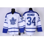 Toronto Maple Leafs #34 James Reimer White Third Jersey