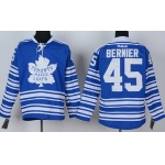 Toronto Maple Leafs #45 Jonathan Bernier 2014 Winter Classic Blue Jersey