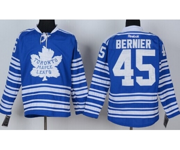 Toronto Maple Leafs #45 Jonathan Bernier 2014 Winter Classic Blue Jersey