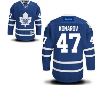 Toronto Maple Leafs #47 Leo Komarov Blue Jersey