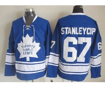 Toronto Maple Leafs #67 Stanley Cup Blue Third Throwback CCM Jersey