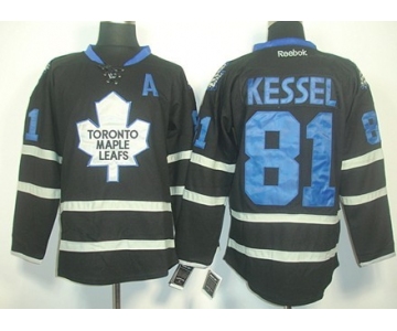 Toronto Maple Leafs #81 Phil Kessel Black Ice Jersey