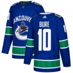 Adidas Vancouver Canucks #10 Pavel Bure Blue Home Authentic Stitched NHL Jersey