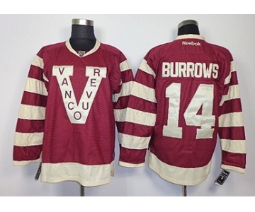 Vancouver Canucks #14 Alexandre Burrows 2013 Red Jersey