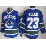 Vancouver Canucks #23 Alexander Edler Blue Jersey