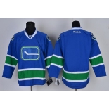 Vancouver Canucks Blank Blue Third Jersey