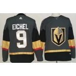 Adidas Vegas Golden Knights #9 Jack Eichel Grey Home Authentic Stitched NHL Jersey