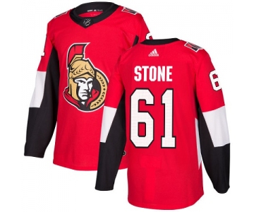 Adidas Senators #61 Mark Stone Red Home Authentic Stitched NHL Jersey